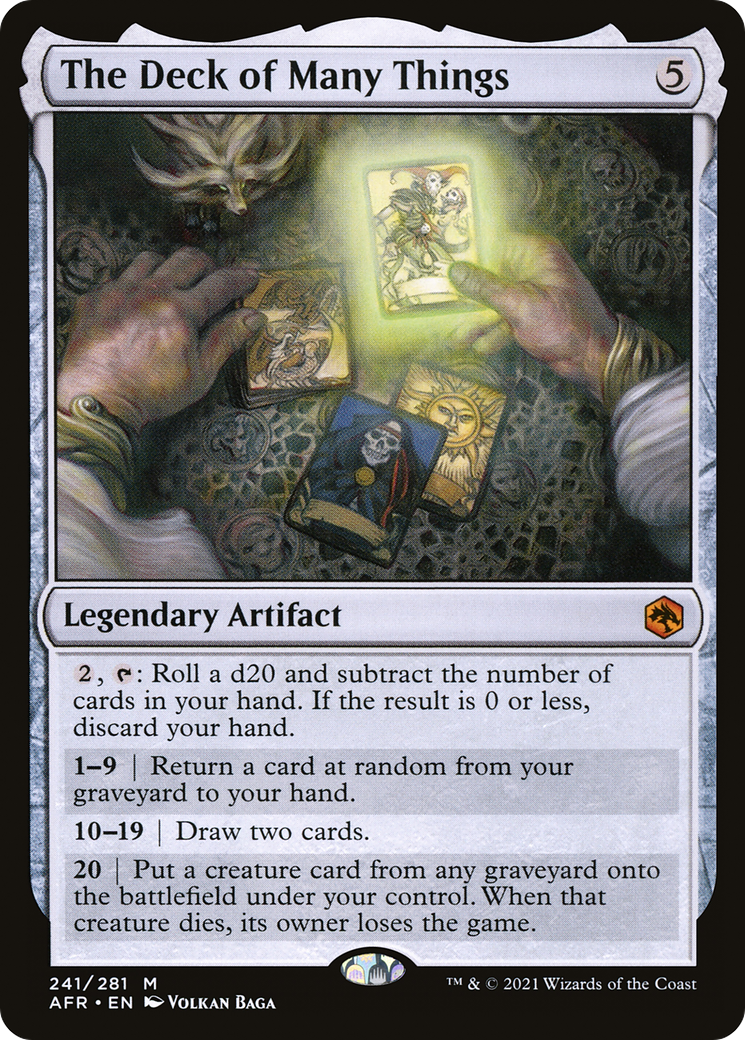 The Deck of Many Things - Adventures in the Forgotten Realms Foil - Game  Nerdz