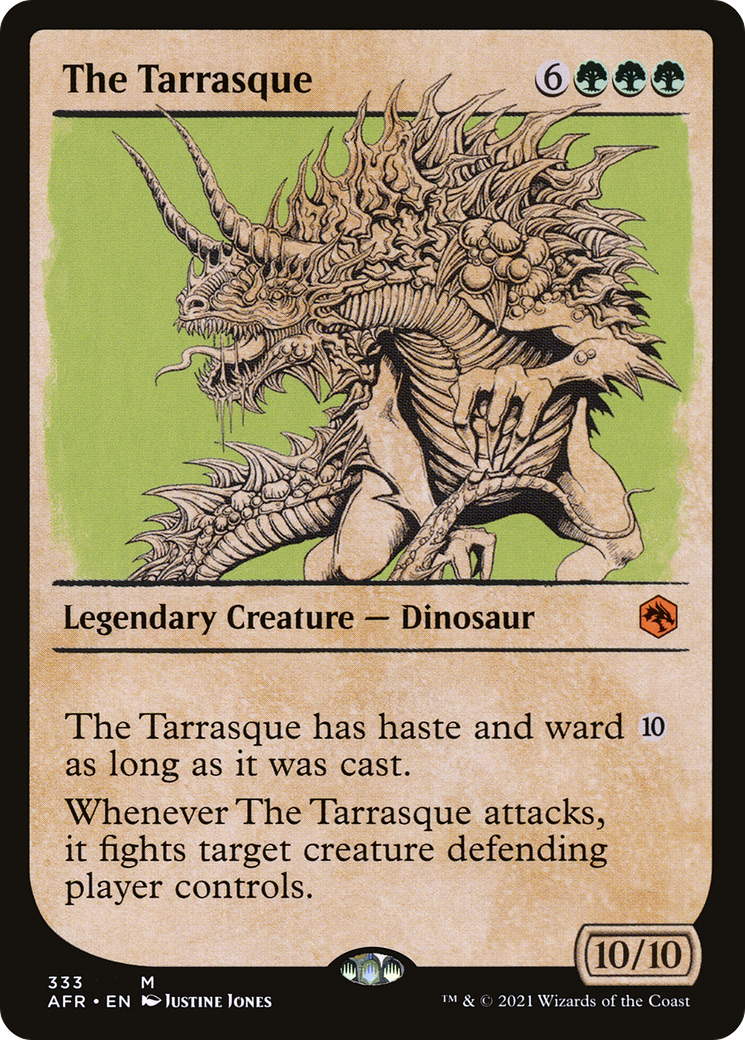 The Tarrasque - Adventures in the Forgotten Realms: (Showcase) Foil - Game  Nerdz