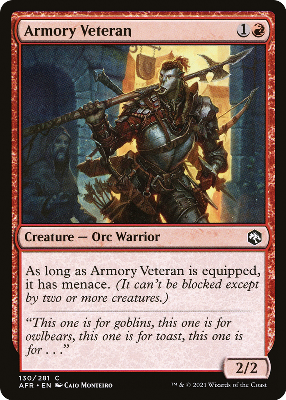 Armory Veteran - Adventures in the Forgotten Realms Foil