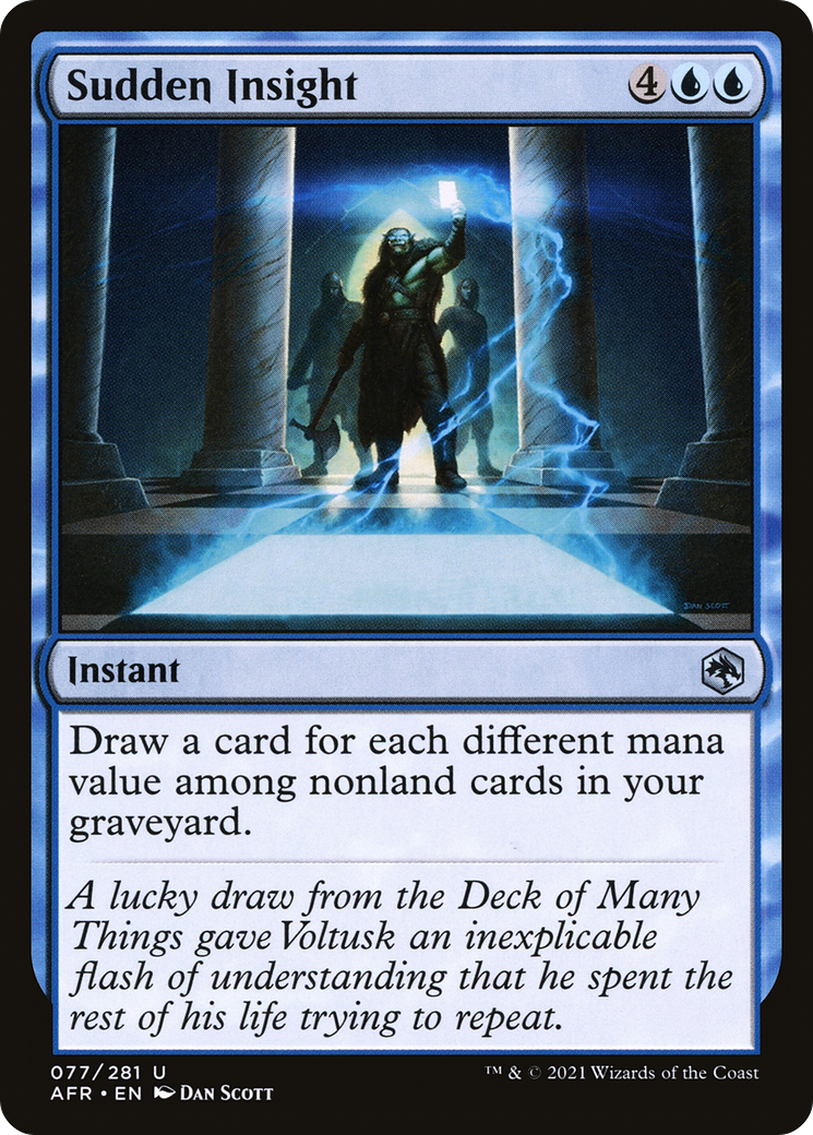 Sudden Insight - Adventures in the Forgotten Realms Foil - Game Nerdz