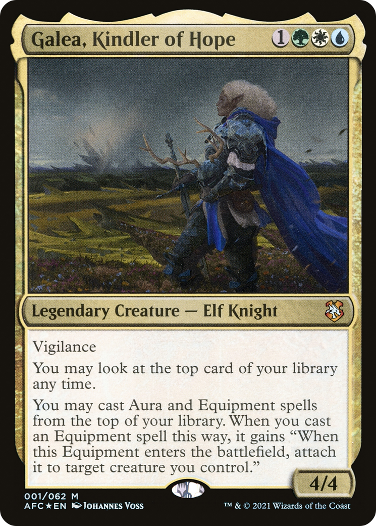 Galea, Kindler of Hope - Forgotten Realms Commander Foil - Game Nerdz