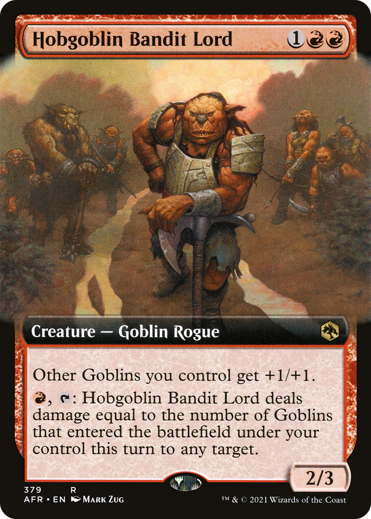 Hobgoblin Bandit Lord - Adventures in the Forgotten Realms: (Extended Art)  - Game Nerdz