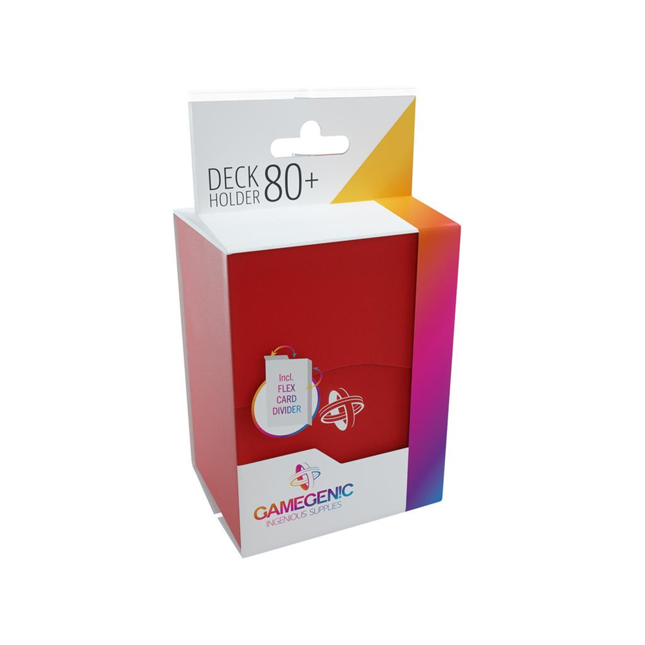 Game Genic Deck Box: Deck Holder 80+ (Red)