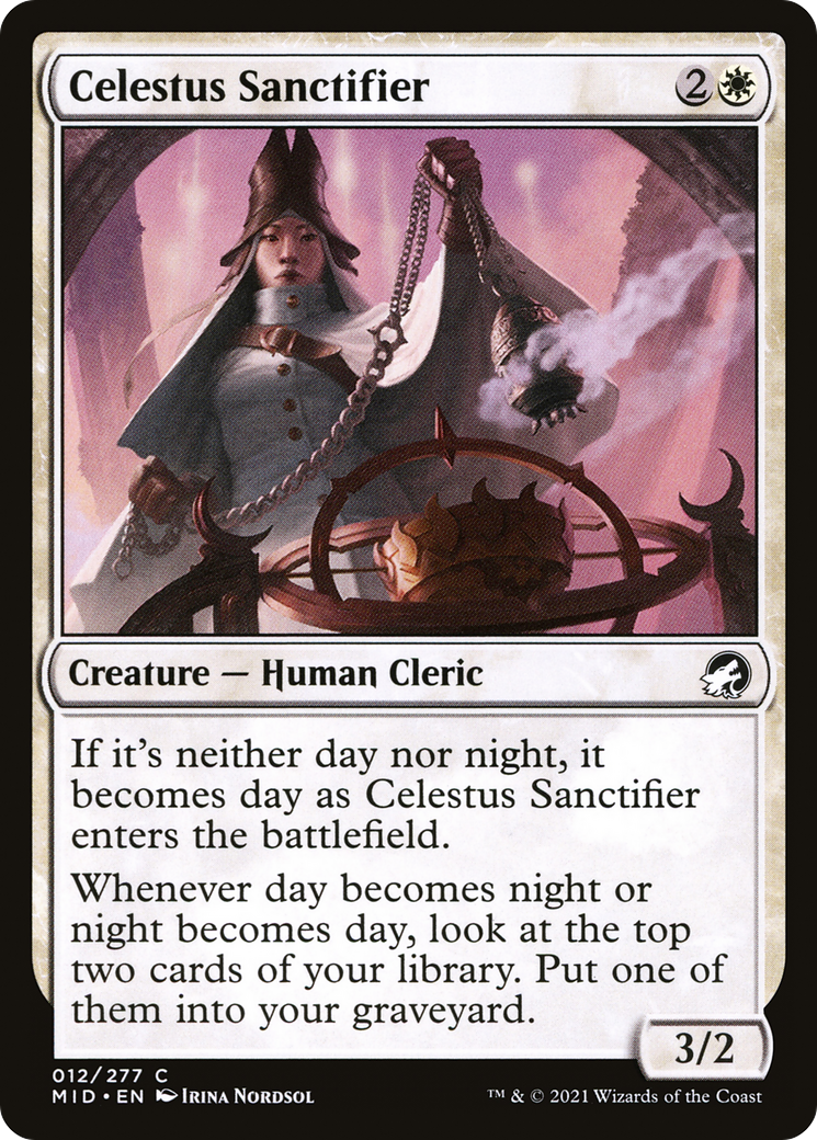 Celestus Sanctifier - Innistrad: Midnight Hunt Foil - Game Nerdz