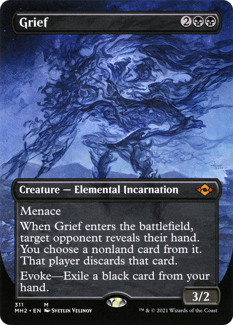Grief (MH2-311) - Modern Horizons 2 (Borderless) Foil - Game Nerdz