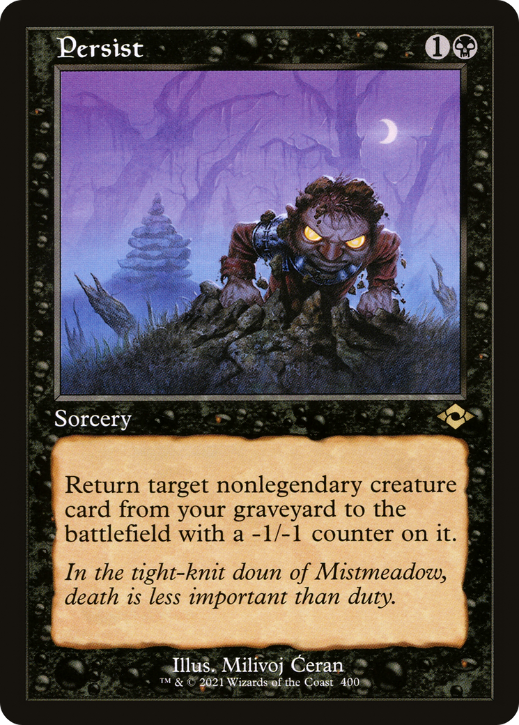 Persist - Modern Horizons 2 Etched Foil - Game Nerdz