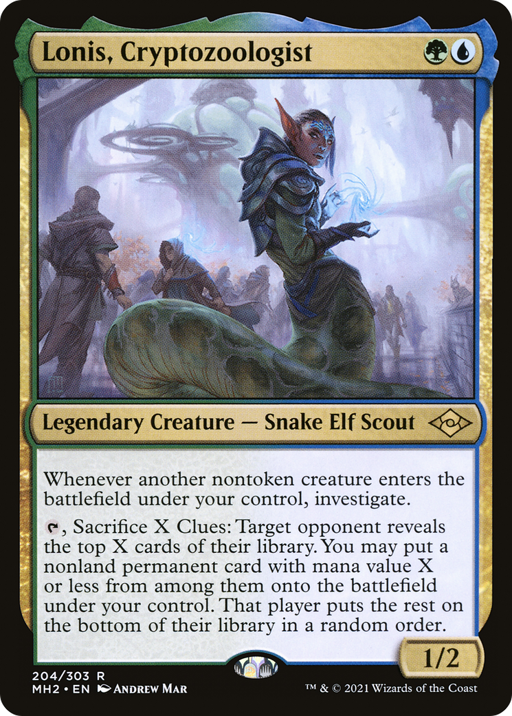 Lonis, Cryptozoologist - Modern Horizons 2 Foil - Game Nerdz