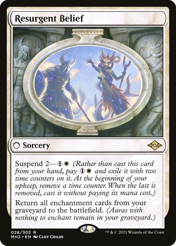Resurgent Belief - Modern Horizons 2 Foil #026-F - Game Nerdz