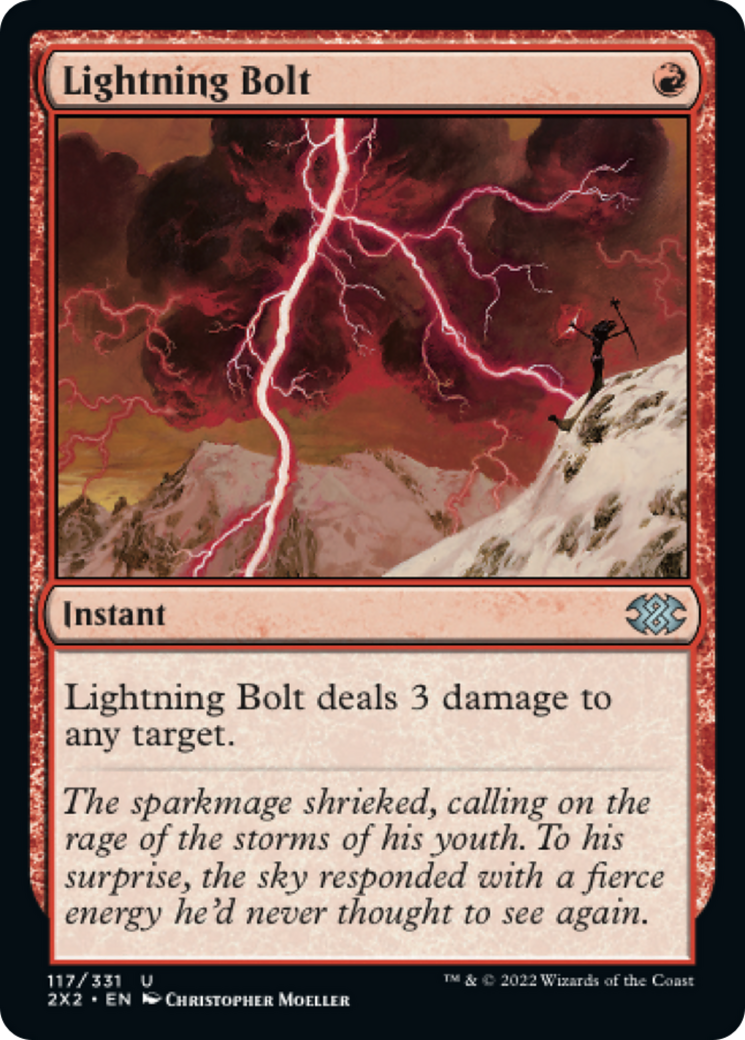 Lightning Bolt - Double Masters 2022 Foil - Game Nerdz