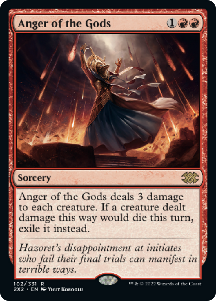 Anger of the Gods (2X2-102) - Double Masters 2022 - Game Nerdz Anger of the Gods (2X2-102) - Double Masters 2022 - Game Nerdz