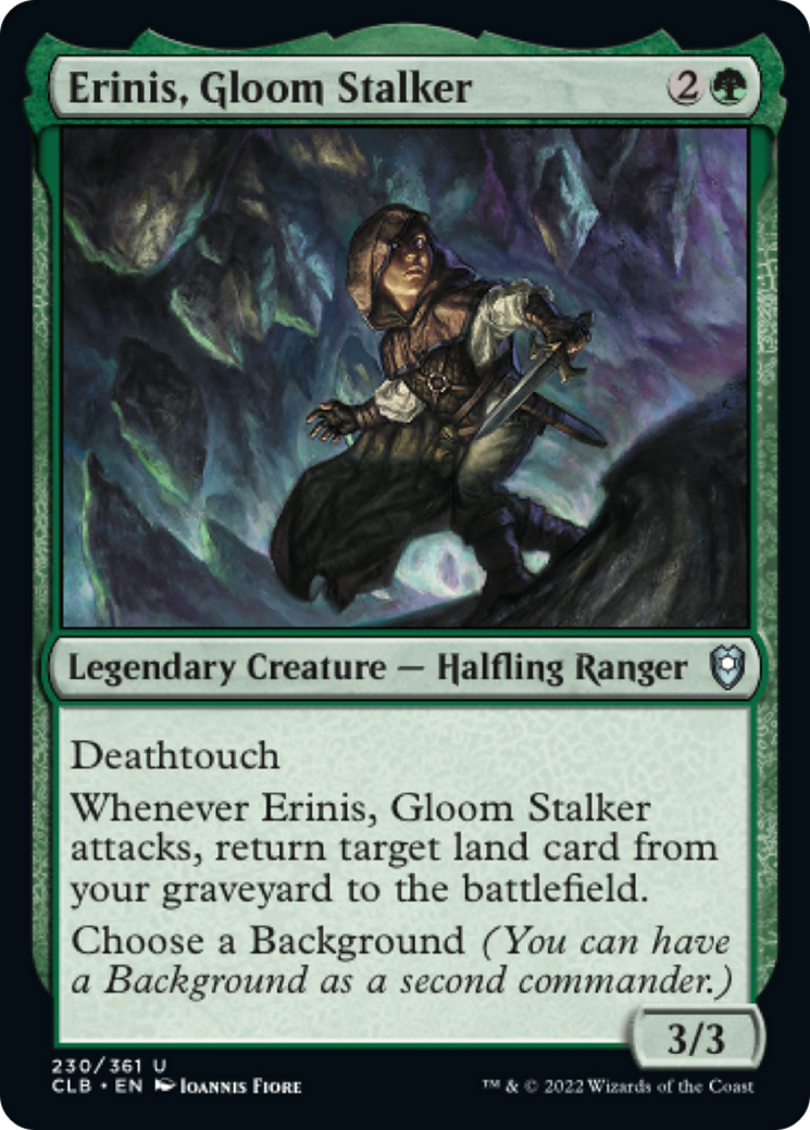 Erinis, Gloom Stalker - Commander Legends: Battle for Baldur's Gate Foil - Game  Nerdz