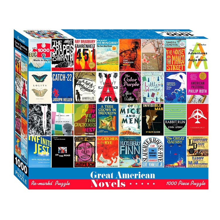 Great American Novels Puzzle 1000pcs On Sale Game Nerdz great-american-novels-puzzle-1000pcs-on-sale-game-nerdz