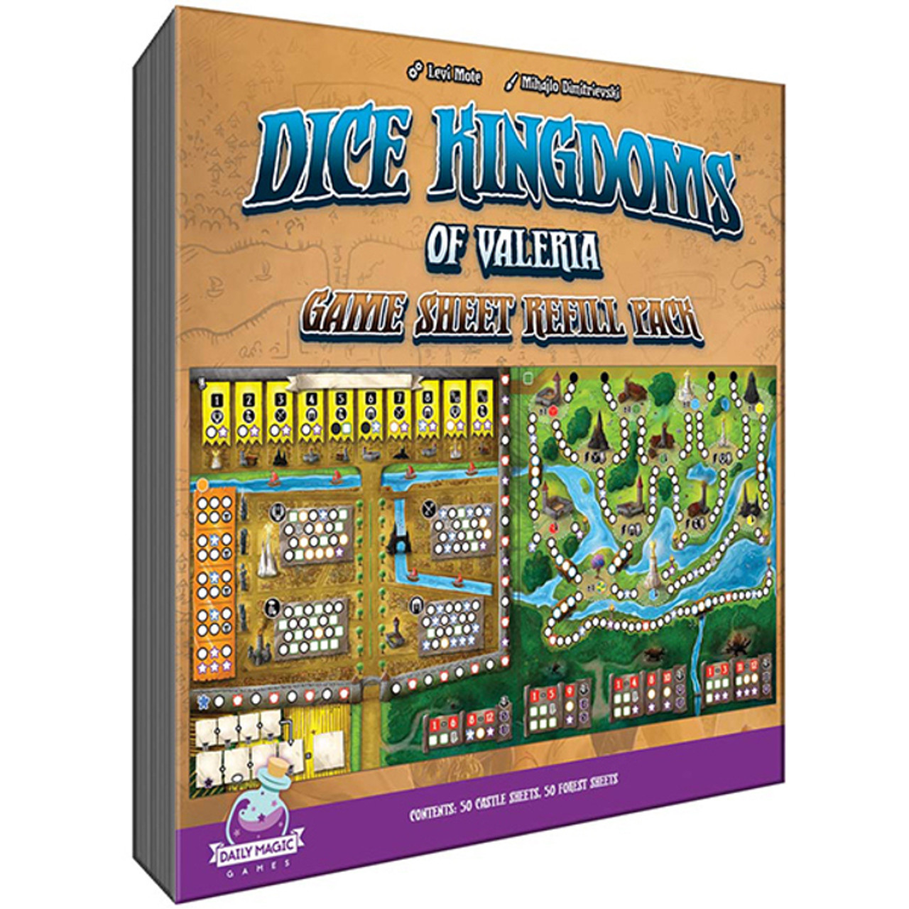 Dice Kingdoms of Valeria: Game Sheet Refill Pack - Game Nerdz