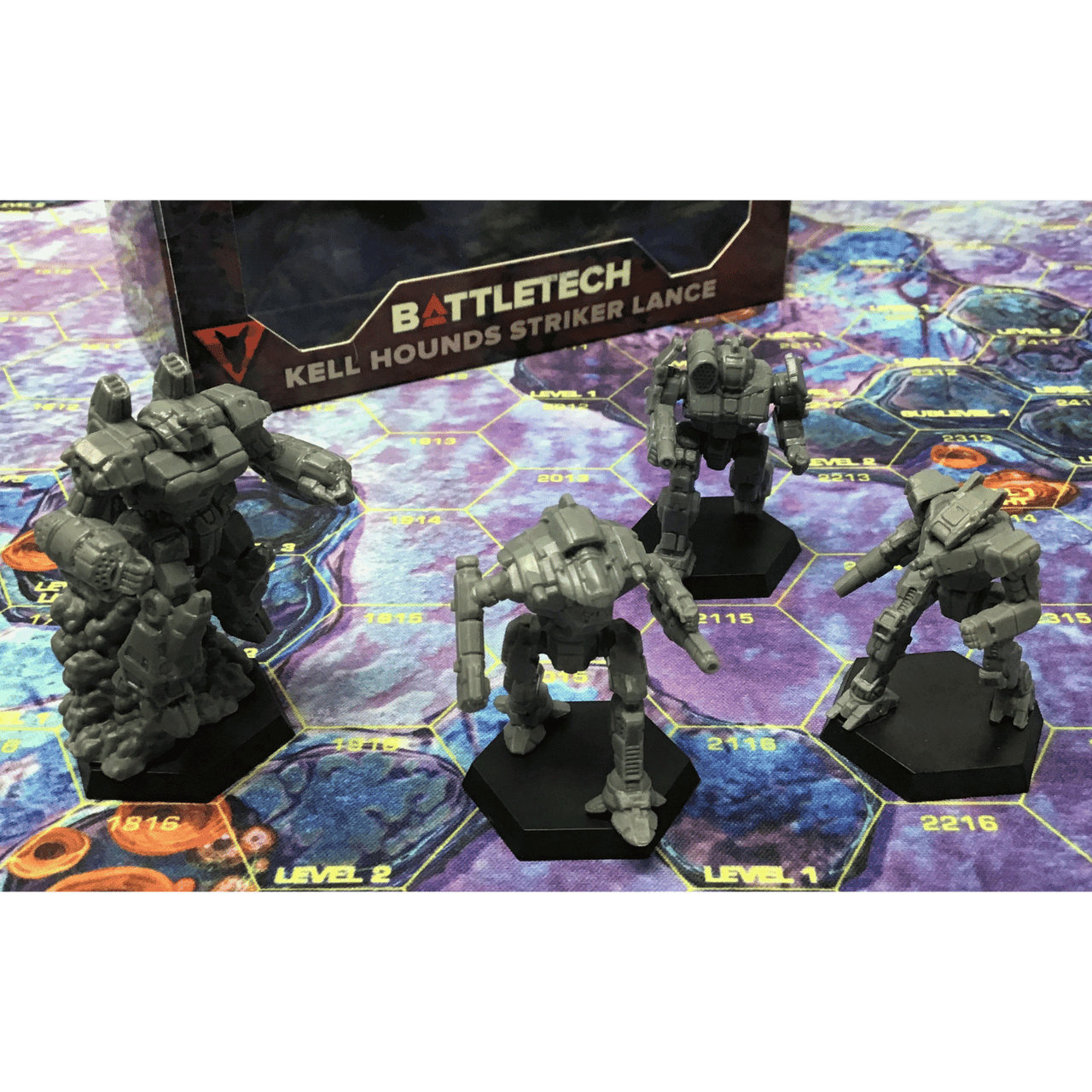 BattleTech Kell Hounds Striker Lance Miniatures Pack Game Nerdz