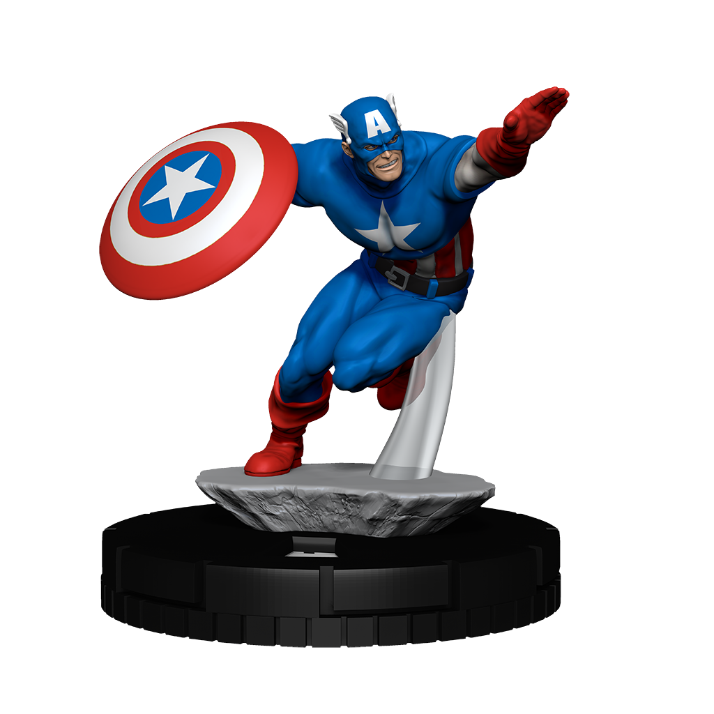 Marvel HeroClix: Avengers 60th Anniversary Würfel & Token Set – 6 Spielsteine + 2 Würfel