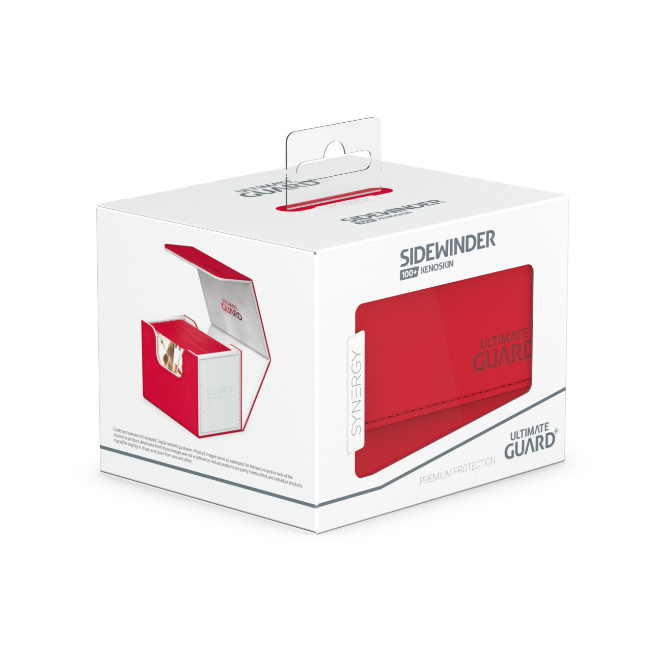 Ultimate Guard Deck Box Red/White Sidewinder Xenoskin 100+ Synergy