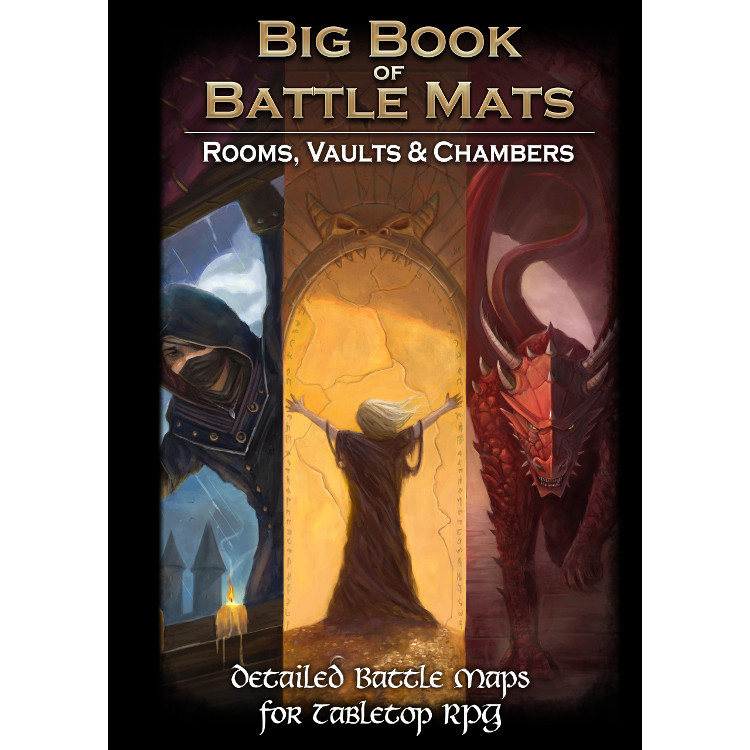 Big Book of Battle Mats: Rooms, Vaults & Chambers - Game Nerdz