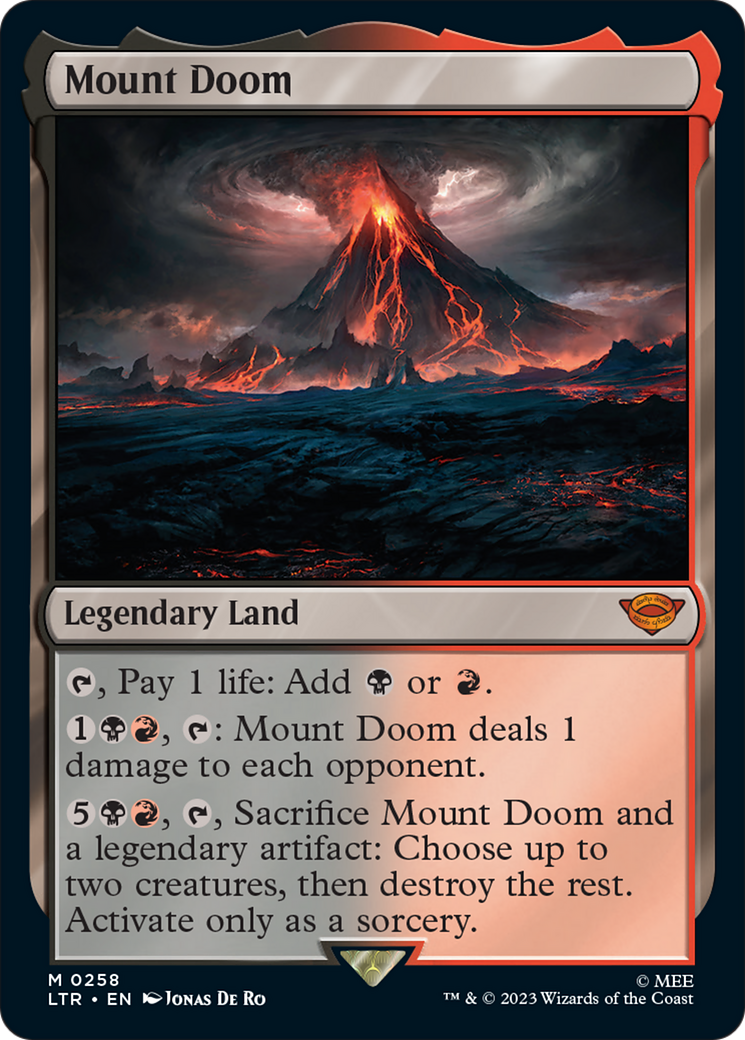 Mount Doom (LTR-258) - The Lord of the Rings: Tales of Middle