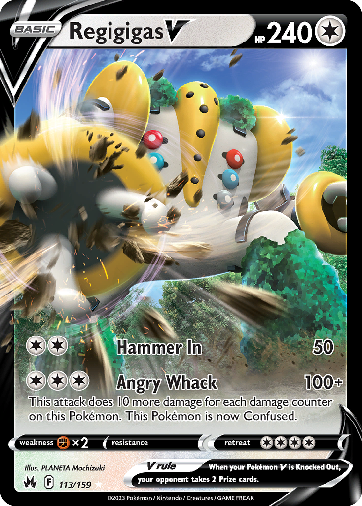 pokemon regigigas card Japanese EX 055/052 SR Hail Blizzard BW3 1st Edition – PTC Collectibles you may choose 1 of your opponents Benched Pokémon and switch it with the Defending Pokémon Regigigas Price & Card Details