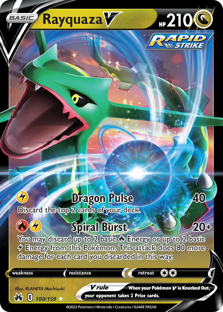 basic rayquaza pokemon card promo Like new [3] Power Blast (120)Discard an Energy from this Pokemon. Pokemon Promo Rayquaza Swsh029