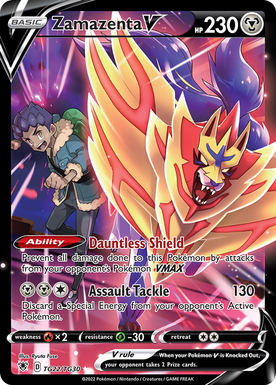 Zamazenta V GG54/70 - Crown Zenith Galarian Gallery Holofoil