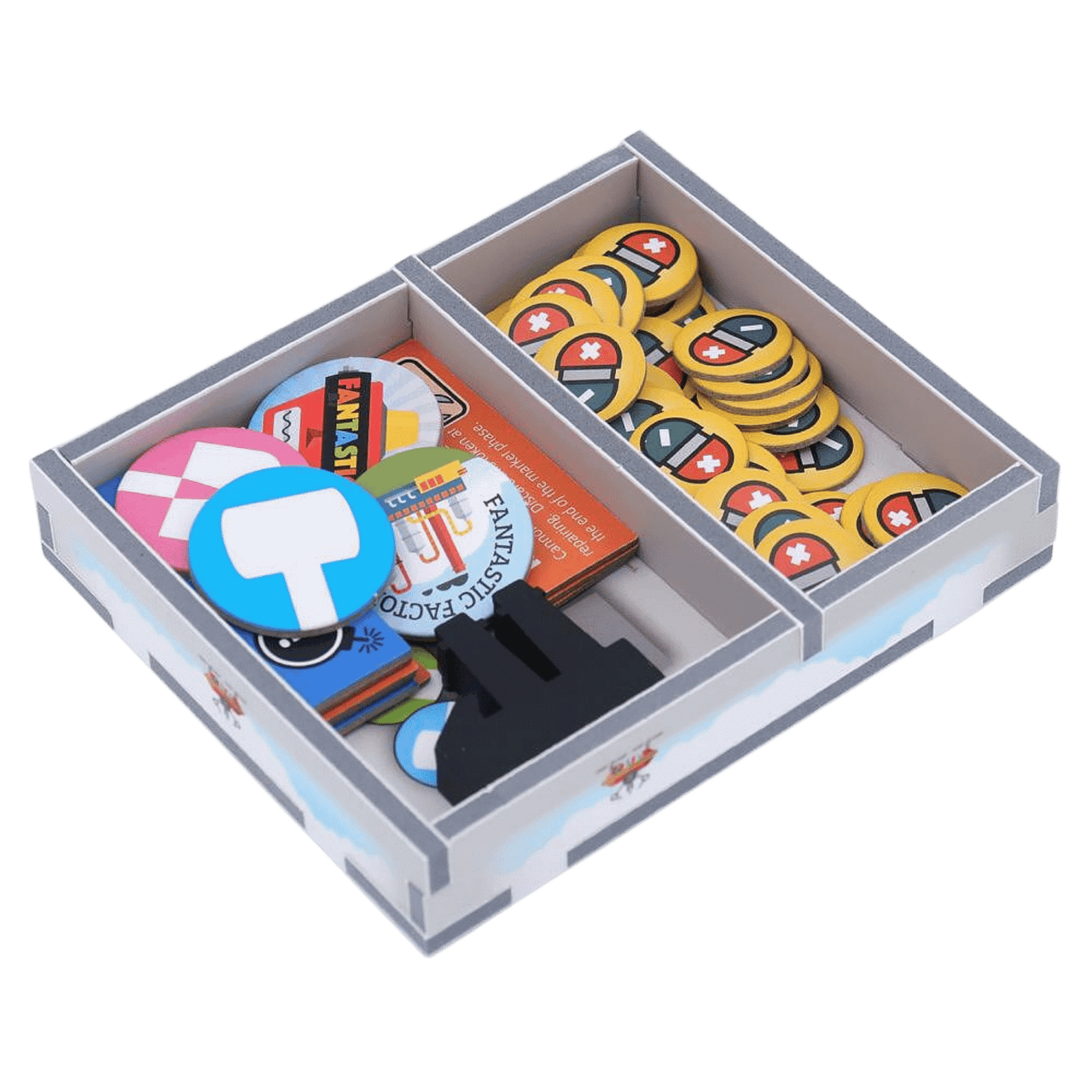 Box Insert Color: Fantastic Factories - Game Nerdz