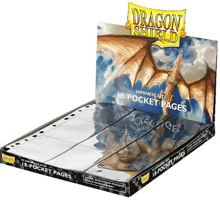 Dragon Shield: Japanese Size 18-Pocket Pages (50) - Game Nerdz