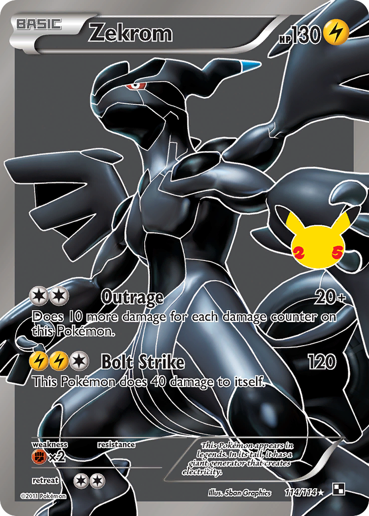 zekrom rare card Zekrom EX 034/086 Raw Card main image 1