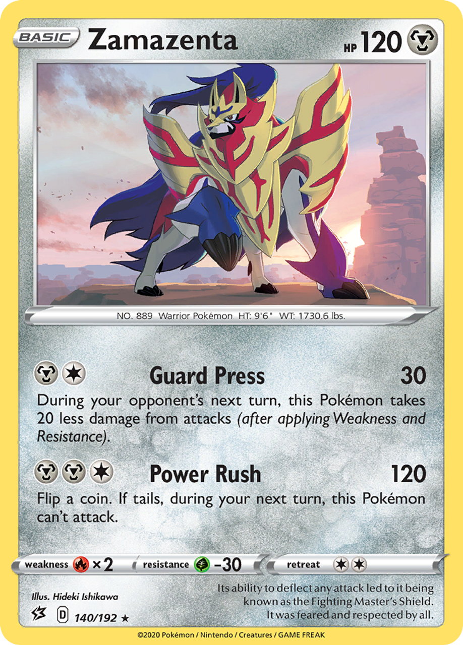 Zamazenta VSTAR 99/159 - Crown Zenith Holofoil - Game Nerdz