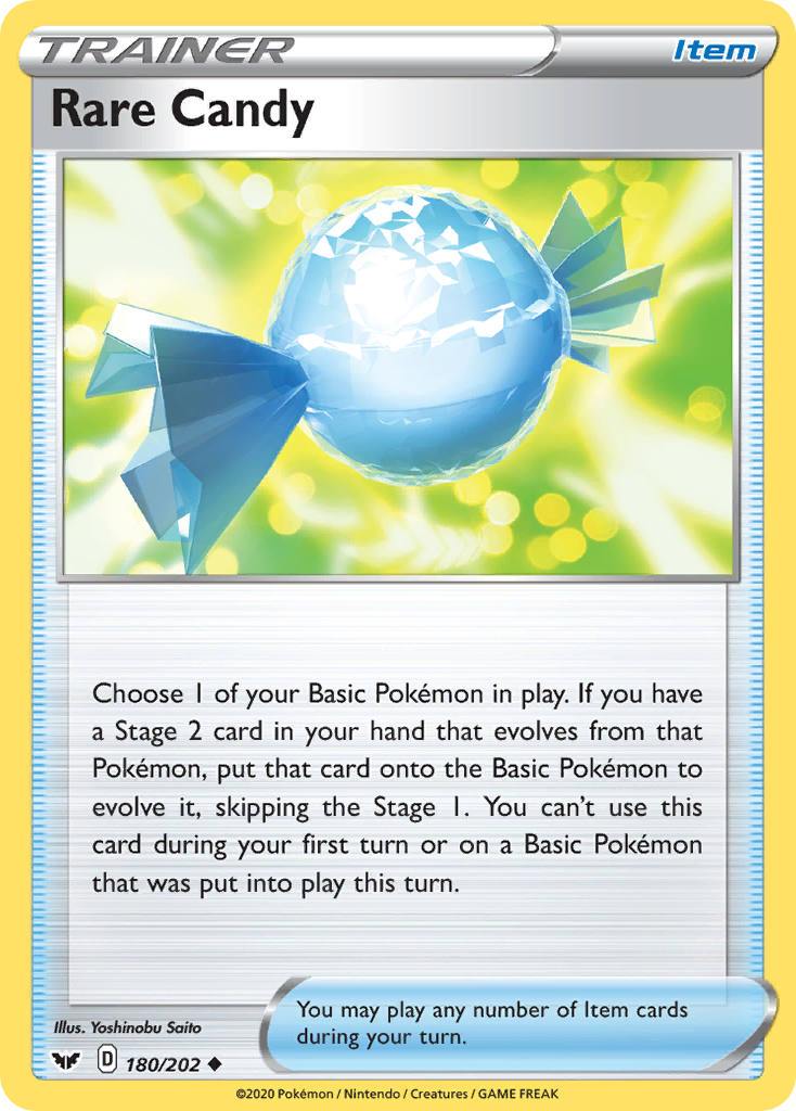 sword and shield pokemon cards rare & Evolution Set - Raichu & Pikachu - 066/202 Weakness Fighting 2 Resistance None None Retreat Cost Rare Candy 180/202 - Sword