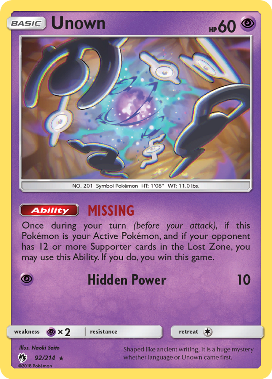 Unown [U] 51/75 - Neo Discovery 1st Edition - Game Nerdz