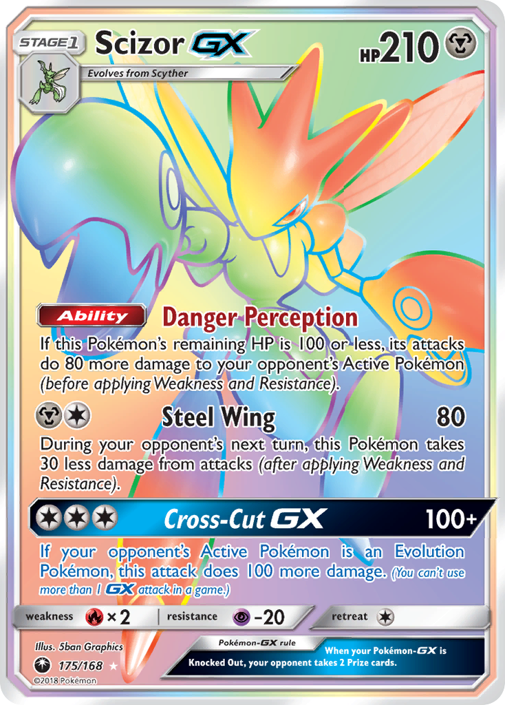 Scizor-GX 175/168 - Celestial Storm Holofoil - Game Nerdz