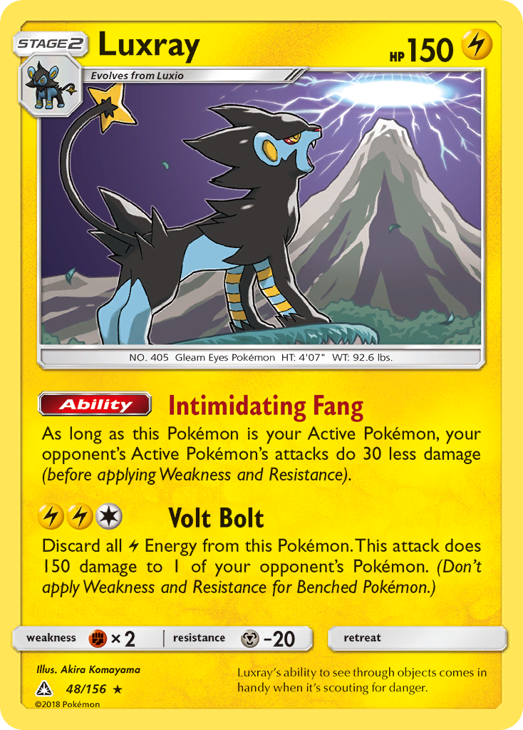 Luxray 48/156 - Ultra Prism Holofoil - Game Nerdz