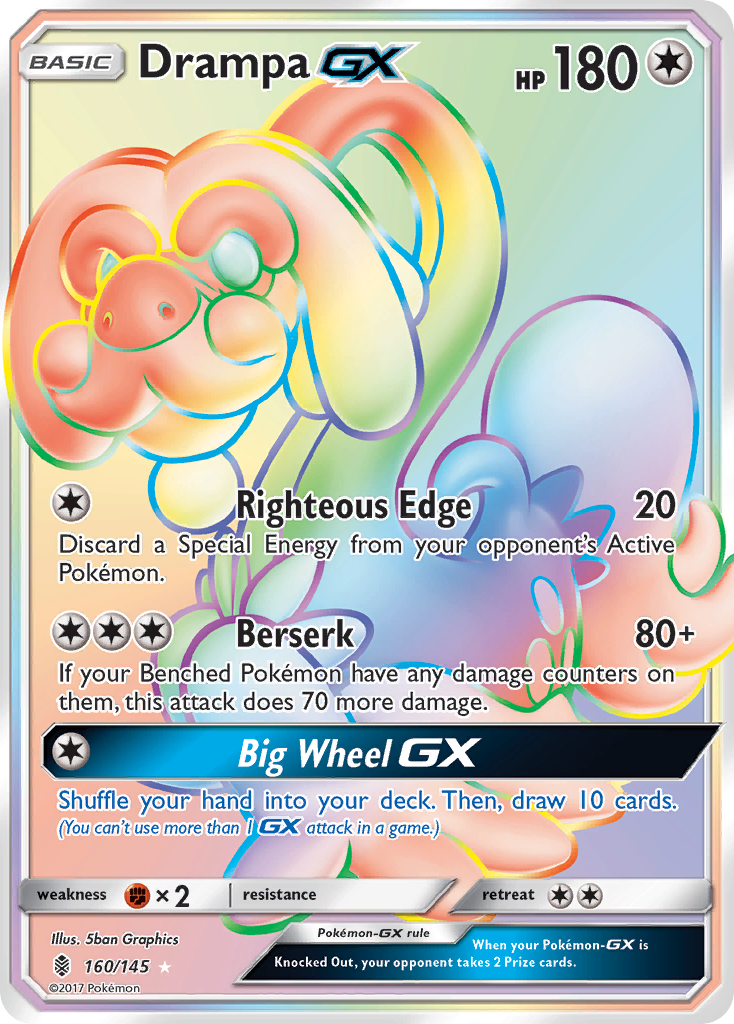 Drampa-GX 160/145 - Guardians Rising Holofoil - Game Nerdz