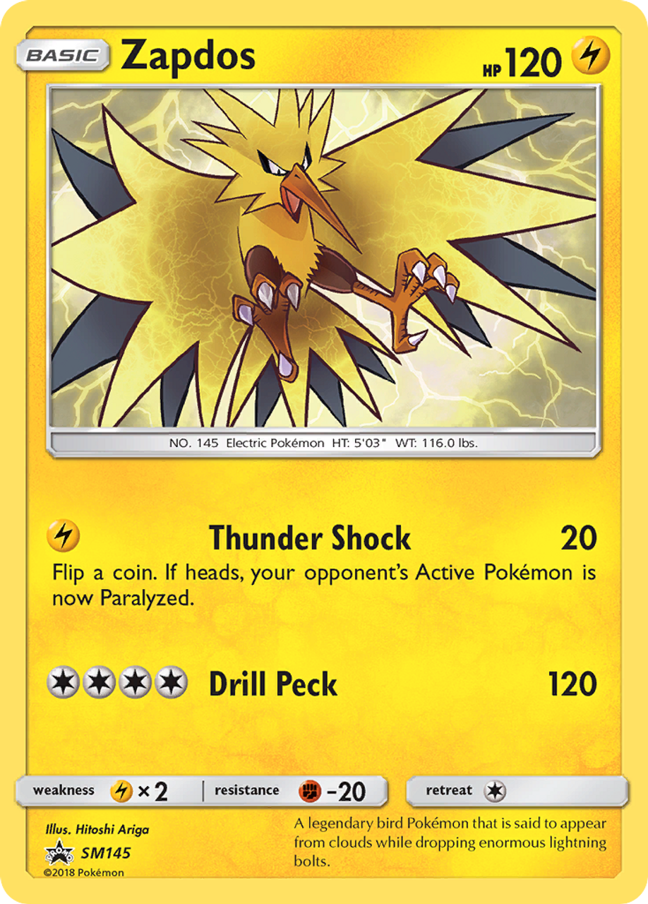 Galarian Zapdos SWSH Black Star Promos, Pokémon