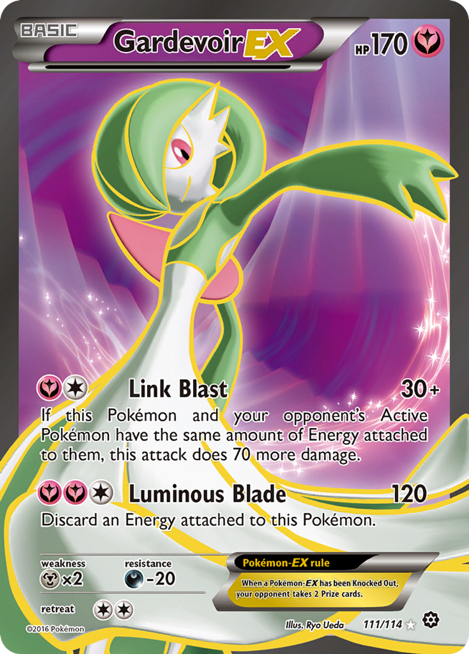 Card Gardevoir-EX 111/114 da coleção Steam Siege