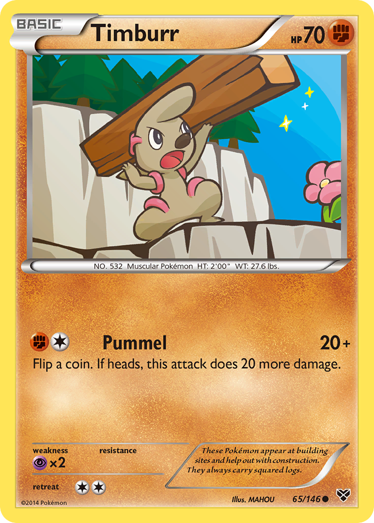 Timburr 65/146 - XY - Game Nerdz