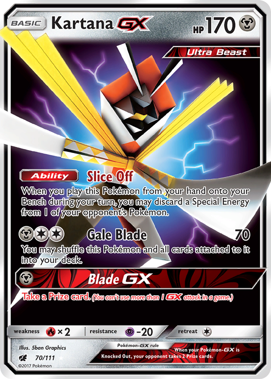 Kartana-GX 70/111 - Crimson Invasion Holofoil