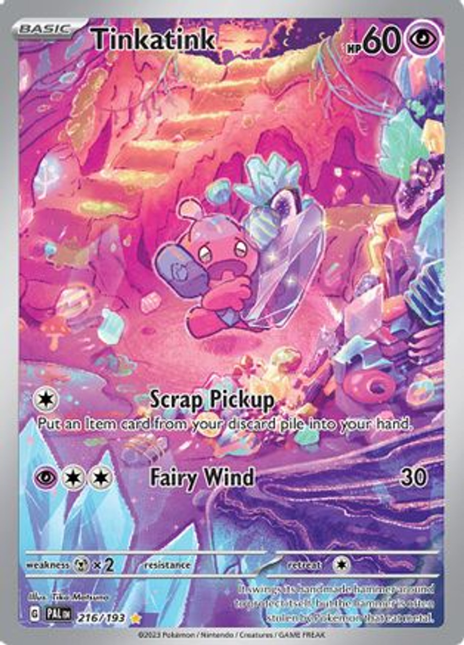 ★ tuulimekko カート★ Tinkatink - 216/193 216 - SV02 Paldea Evolved Holofoil