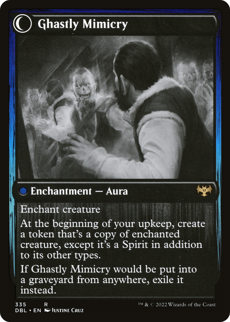 Carta Magic: The Gathering – Mirrorhall Mimic // Ghastly Mimicry (VOW-068)