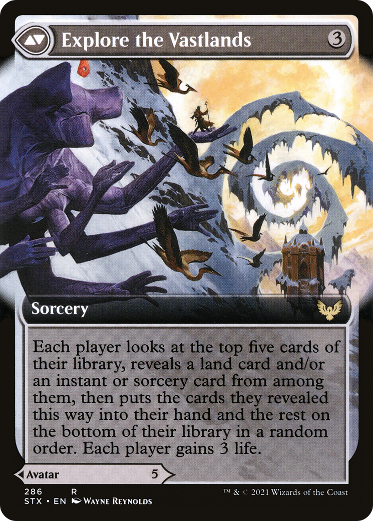 mtg cards with explore like Similar cards to Exploration (borderless) Each player gains 3 life. Explore the Vastlands