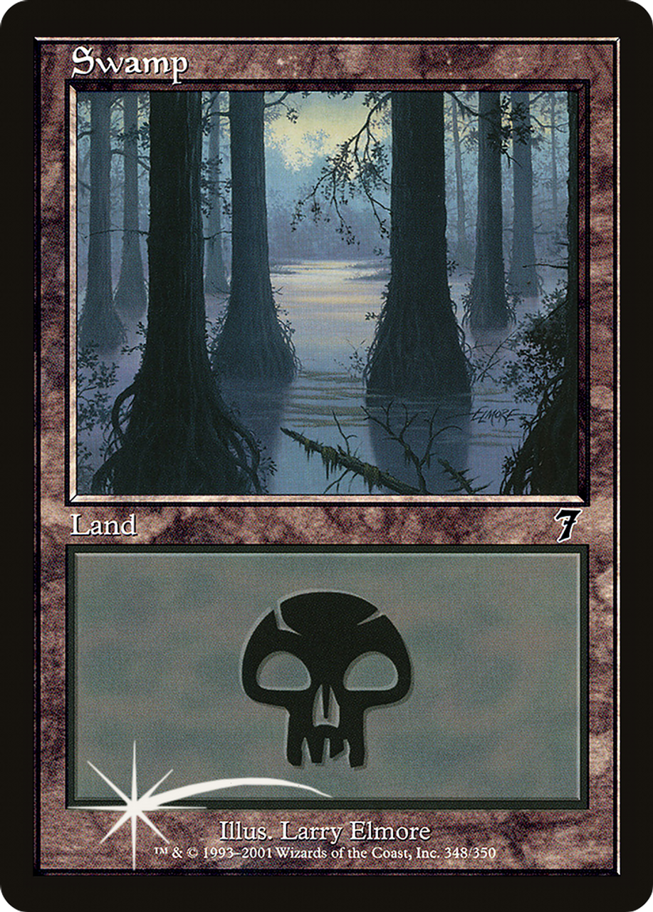 MTG SLP 0033 沼 / Swamp Foil Magic Con C Swamp (0033) (SLP