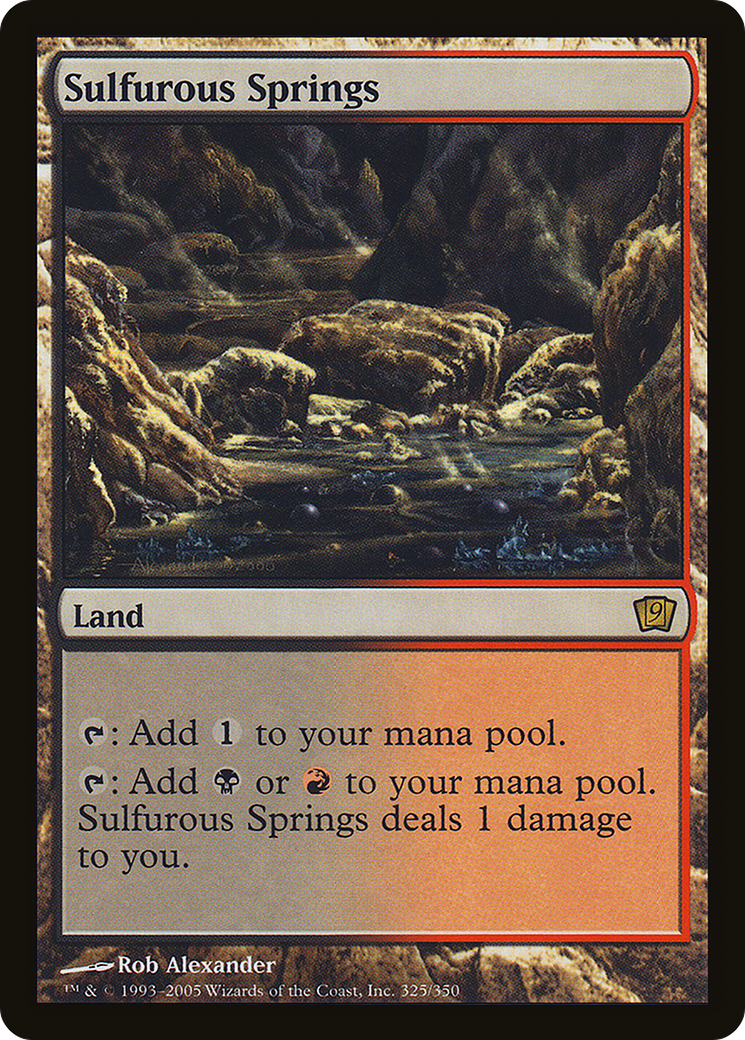 Sulfurous Springs (9ED-325☆) - Ninth Edition Foil - Game Nerdz