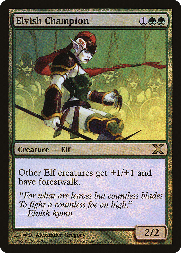 Elvish Champion (10E-261☆) - Tenth Edition Foil - Game Nerdz