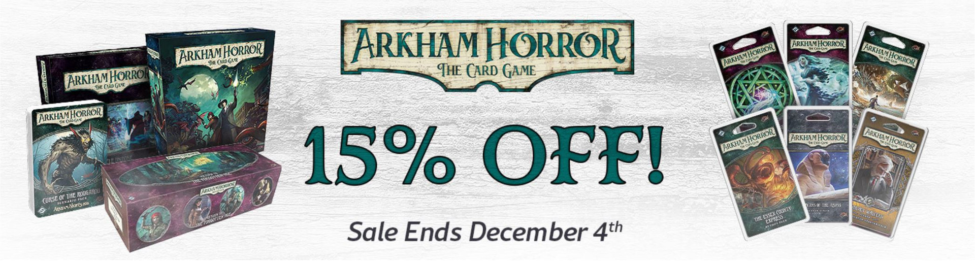 Gamenerdz] 15% Off Arkham Horror LCG until 12/4 | BoardGameGeek