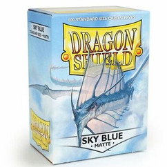 Dragon Shield Matte Sky Blue Standard Size Card Sleeves (100ct)
