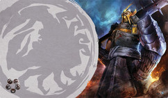 Legend of the Five Rings LCG: Defender of the Wall Playmat (Crab Clan)
