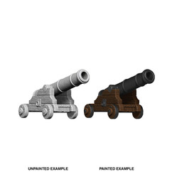 Wizkids Deep Cuts Unpainted Miniatures: Cannons