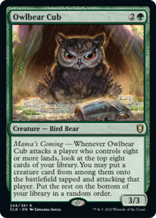 Owlbear Cub Foil