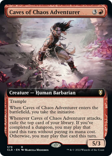 Caves of Chaos Adventurer: (Extended Art) Foil